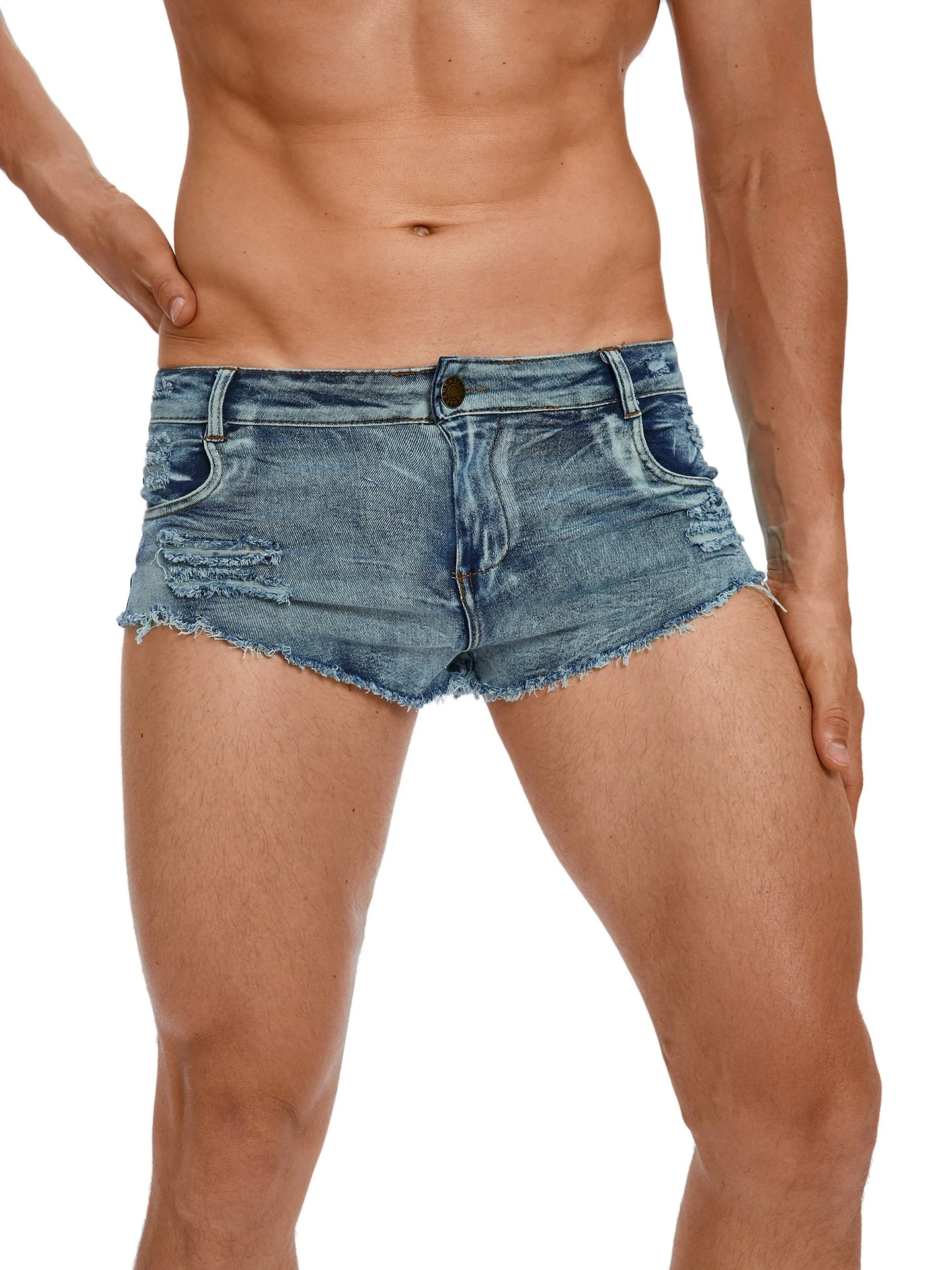 Pantalones Cortos de Mezclilla - Jeans Pants Fashion Men reseña y precio