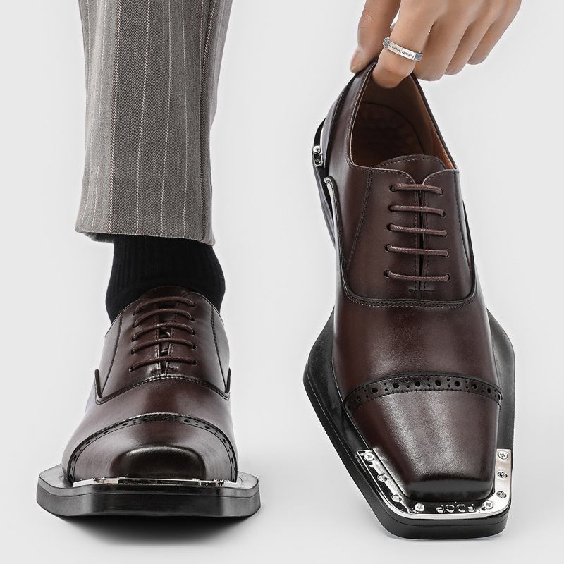 Zapatos brogue tallados de est - Oxford Shoes Brogue reseña y precio