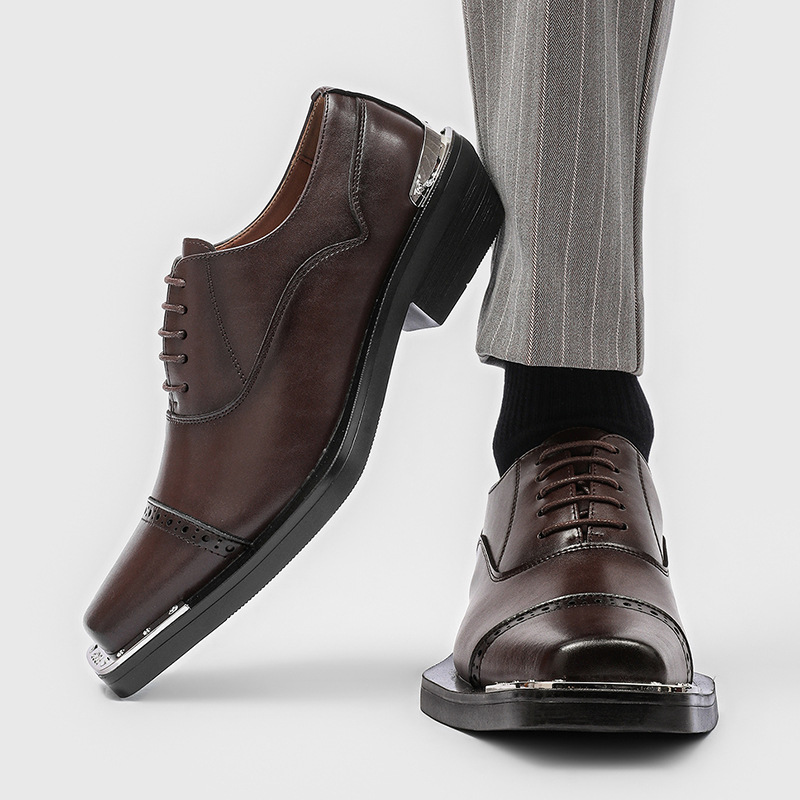 Zapatos brogue tallados de est - Oxford Shoes Brogue reseña y precio
