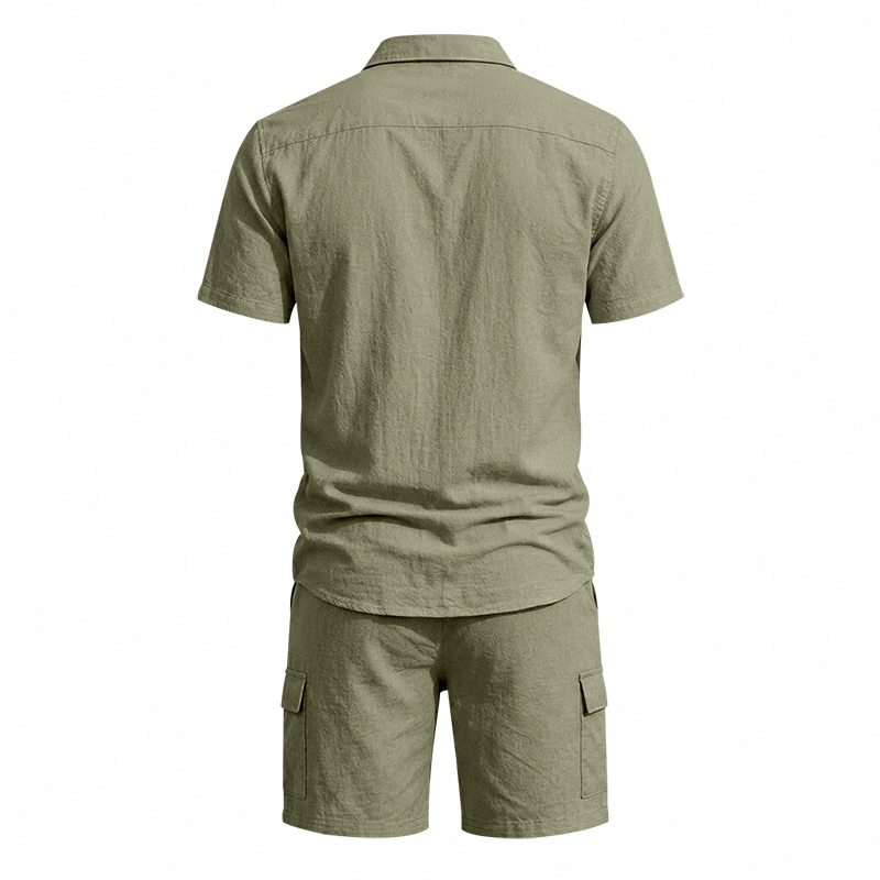 Conjunto de Dos Piezas de Lino - Men'S Fashion For Summer reseña y precio