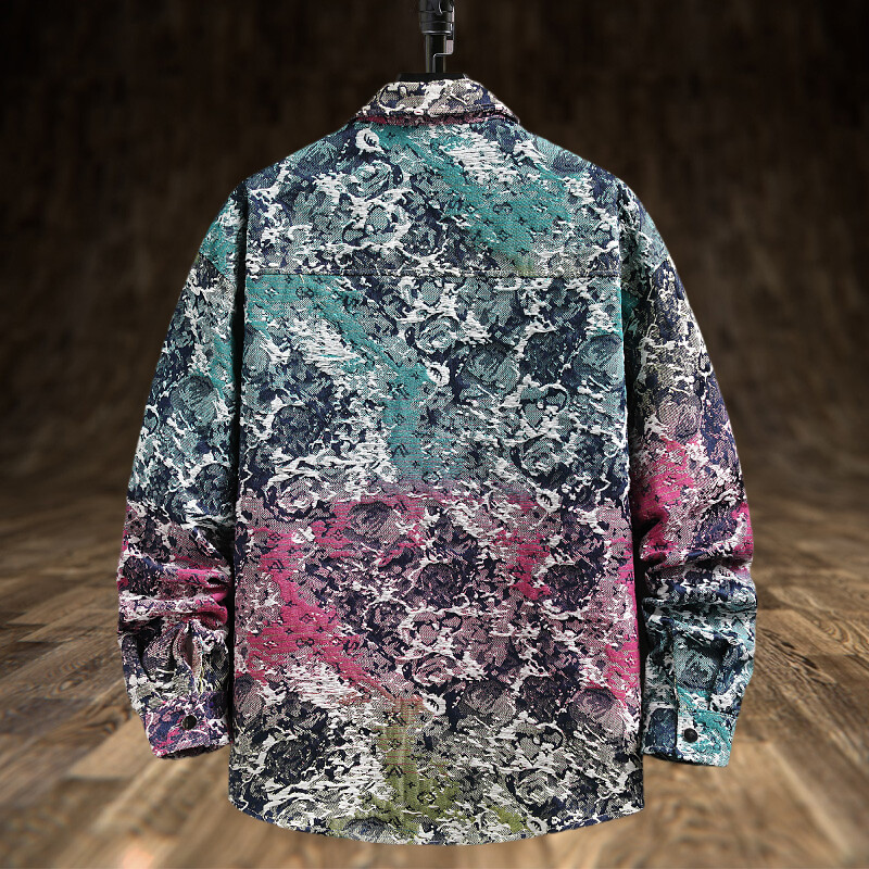 Chaqueta vaquera Lxury de prim - Jeans Shirt Fashion For Men reseña y precio