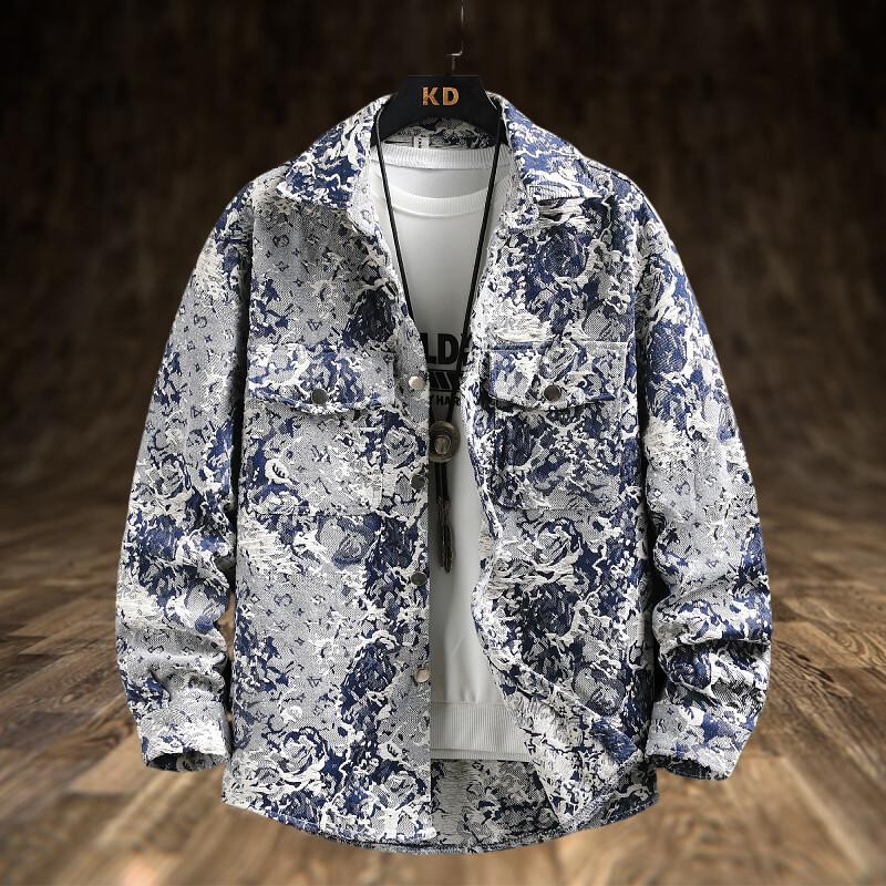 Chaqueta vaquera Lxury de prim - Jeans Shirt Fashion For Men reseña y precio