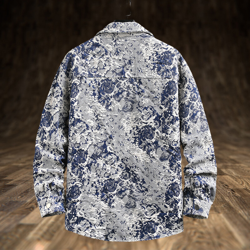 Chaqueta vaquera Lxury de prim - Jeans Shirt Fashion For Men reseña y precio